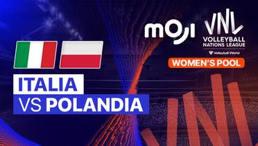Italia vs Polandia - Full Match | Women's Volleyball Nations League 2024