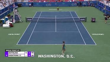 Elina Svitolina vs Daria Kasatkina - Highlights | WTA Mubadala Citi DC Open 2023