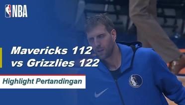 NBA | Cuplikan Hasil Pertandingan : Grizzlies 122 vs Mavericks 112