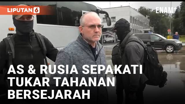 Pertukaran Tahanan Bersejarah Rusia dan Barat, Terbesar Sejak Perang Dingin