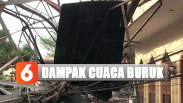 Dampak Angin Kencang, Menara RRI Roboh Timpa 3 Rumah Warga di Jakarta - Liputan 6 Siang
