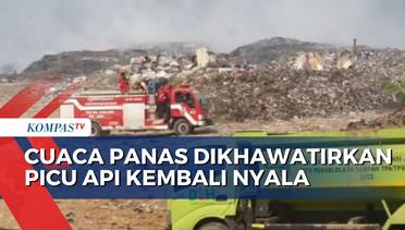 Khawatir, Cuaca Panas Bisa Picu Api Kembali Nyala di Gunungan Sampah TPA Sarimukti