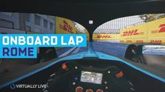 Virtual Onboard Lap - 2019 GEOX Rome E-Prix - ABB FIA Formula E Championship
