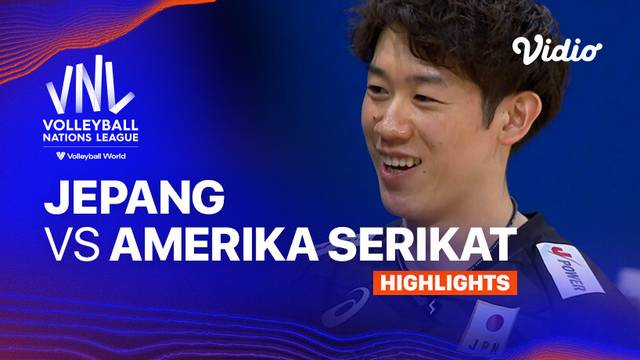 Jepang vs Amerika Serikat - Highlights | Men's Volleyball Nations League 2024
