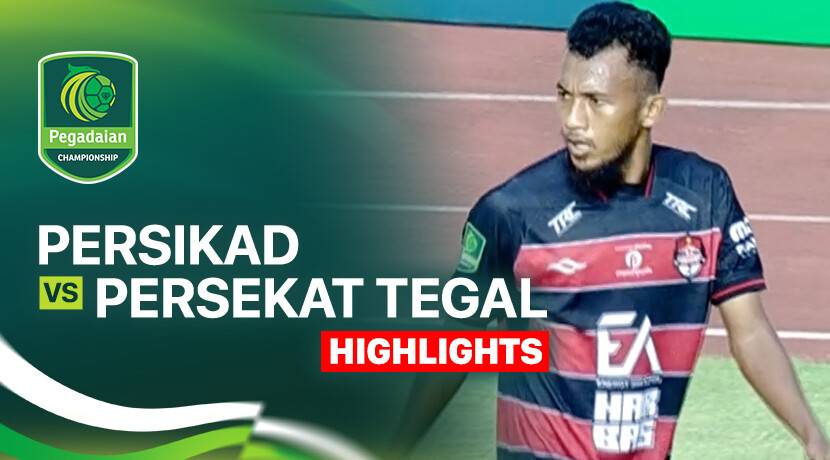Persikad vs Persekat Tegal
