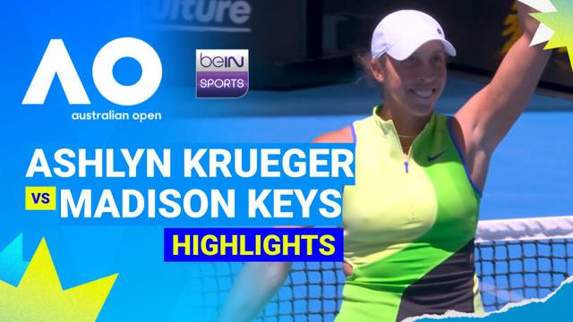 Ashlyn Krueger (USA) vs Madison Keys (USA) - Highlight | Australian Open 2026