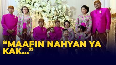 Bobby Minta Maaf ke Kaesang Gara-gara Nahyan Ogah Pakai Beskap di Pernikahannya: Maafin Ya Kak!