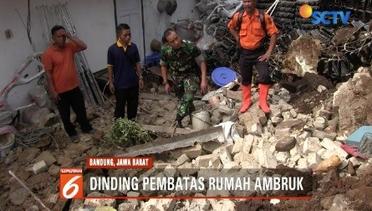 Diguyur Hujan, Dinding Rumah Warga di Bandung Ambruk dan 43 Traktor Rusak- Liputan 6 Terkini