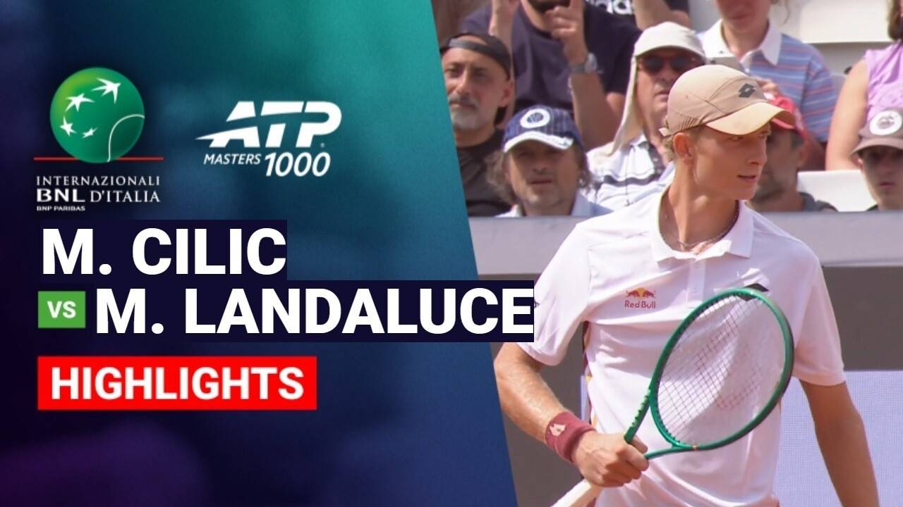 Marin Cilic vs Martin Landaluce - Round 2 (Pietrangeli) | ATP 1000: Internazionali BNL d'Italia 2026