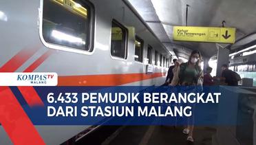 8 Hari Jelang Lebaran, Pemudik Mulai Berangkat dari Stasiun Malang