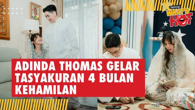 Adinda Thomas Gelar Tasyakuran 4 Bulan Kehamilan, Berlangsung Khidmat & Haru