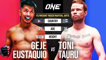 Geje Eustaquio vs. Toni Tauru | Full Fight Replay
