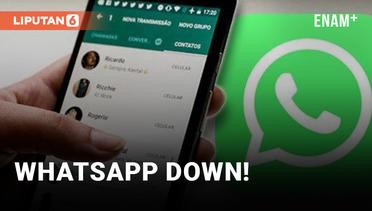 WhatsApp Down, Tak Bisa Kirim Chat