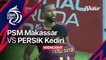 Highlights - PSM Makassar vs PERSIK Kediri | BRI Liga 1 2022/23