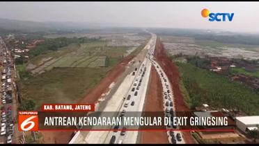 Jalur Pantura di Kawasan Gringsing, Jawa Tengah, Mulai Dipadati Pemudik - Liputan6 Mudik
