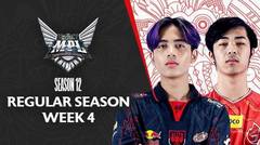 LIVE | MPL ID S12 | Regular Season Hari 3 Minggu 4 | Bahasa Indonesia