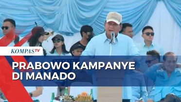 Kampanye di Kampung Halamannya Manado, Prabowo Janji Jaga Kekayaan Negeri
