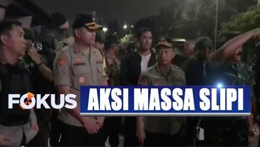 Kapolri dan Panglima TNI Pantau Lokasi Aksi Massa di Slipi - Fokus Pagi