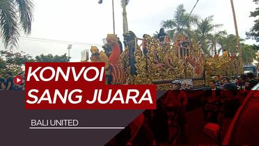 Ribuan Semeton Dewata Konvoi Rayakan Gelar Juara Bali United