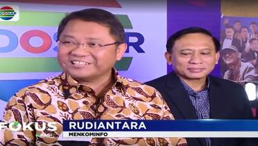 Meriahnya Perayaan HUT ke 23 Indosiar Bikin Menkominfo Rudiantara Takjub - Fokus Pagi