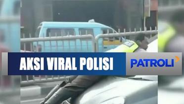 Polisi 'Nyangkut' di Kap Mobil Saat Menilang di Jakarta Dapat Penghargaan - Patroli