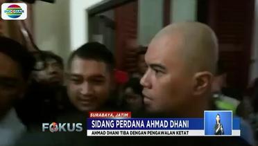 Sidang Perdana Ahmad Dhani di Surabaya Berlangsung Singkat - Fokus