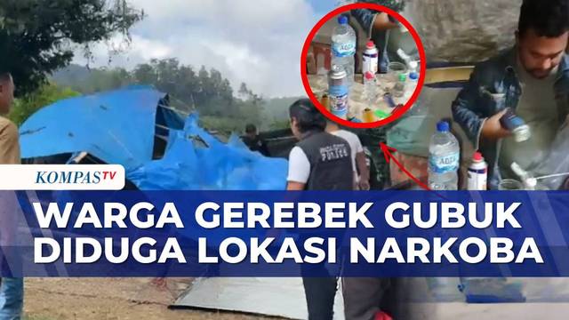 Warga Gerebek Gubuk Diduga Lokasi Narkoba di Berastagi, Empat Orang Diamankan | KOMPAS PAGI
