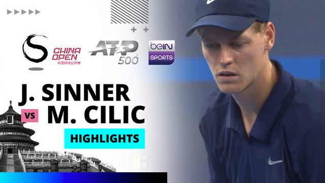 J. Sinner vs M. Cilic - Highlight | ATP 500: China Open 2025