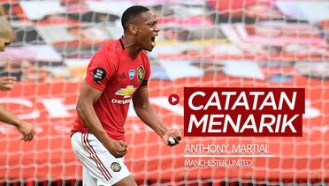 5 Catatan Menarik Bintang Manchester United, Anthony Martial di Premier League Musim Ini