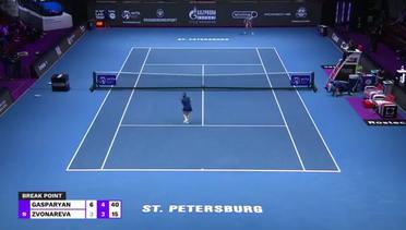 Match Highlight | Margarita Gasparyan 2 vs 0 Vera Zvonareva | WTA St. Petersburg Ladies Trophy 2021