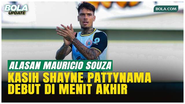 Pelatih Persija Jelaskan Alasan Debut Shayne Pattynama di Menit Akhir