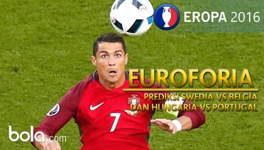 Euroforia: Prediksi Swedia Vs Belgia dan Hungaria Vs Portugal
