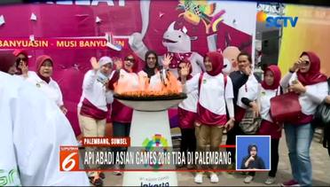 Keseruan Kirab Obor Asian Games di Kota Palembang - Liputan6 Siang