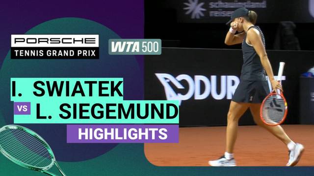 Iga Swiatek vs Laura Siegemund - Highlight | WTA 500: Porsche Tennis Grand Prix 2026