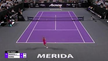 Semifinal: Katerina Siniakova vs Camila Giorgi - Highlights | WTA Merida Open Akron 2023