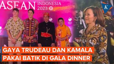 Gala Dinner KTT ASEAN: Jokowi Pakai Baju Betawi, PM Kanada Pakai Batik