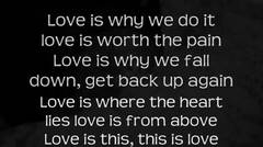 The Script - This is Love Lyrics