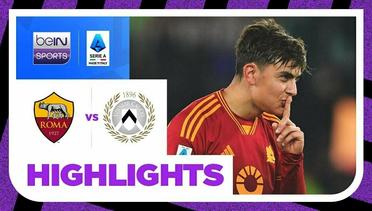 Roma vs Udinese - Highlights | Serie A 2023/2024
