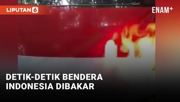 Warga Aceh Bakar Bendera Indonesia dan Tolak 17 Agustus