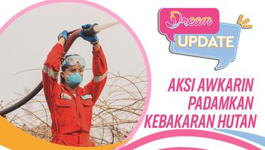 Usai Bantu Mahasiswa, Awkarin Beraksi Padamkan Kebakaran Hutan
