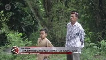Fenomena tanah bergerak di Aceh, kedalaman telah mencapai 2 meter
