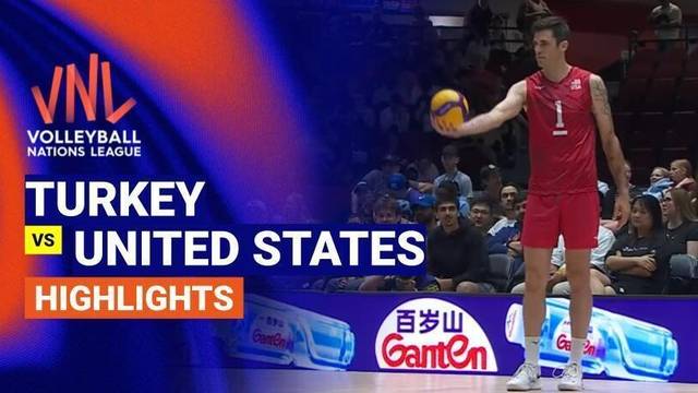 Men: Turkey vs United States - Highlight | Volleyball Nations League 2026