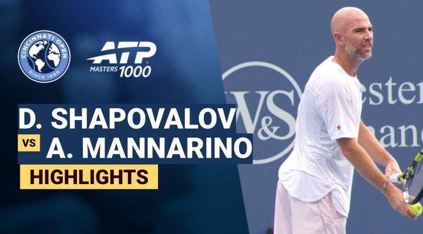 Denis Shapovalov vs Adrian Mannarino - Round 1 (Grandstand) | ATP 1000: Cincinnati Open 2026