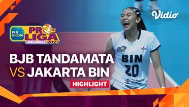 Highlights | Final Four Putri: Bandung BJB Tandamata vs Jakarta BIN | PLN Mobile Proliga Putri 2023