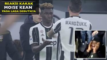 Reaksi Kakak Moise Kean saat Menyaksikan Laga Debutnya Bersama Juventus
