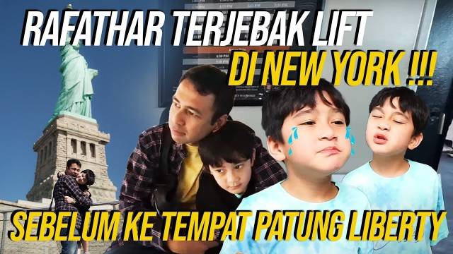 NAGITA BERDOA GAK BERHENTI!! RAFFI RAFATHAR MENYEBRANGI LAUTAN DEMI FOTO DI PATUNG LIBERTY...