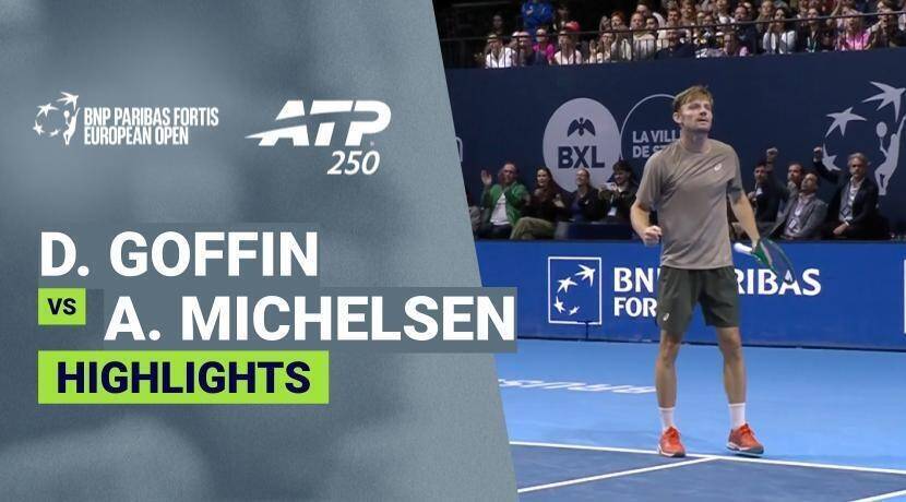 David Goffin vs Alex Michelsen - Round 2 | ATP 250: BNP Paribas Fortis European Open 2026