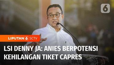 LSI Denny JA Sebut Anies Gagal Dapat Tiket Capres, Pilpres 2024: Ganjar Vs Prabowo | Liputan 6