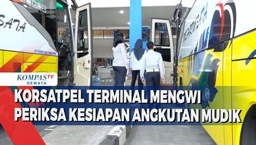 Korsatpel Terminal Mengwi Periksa Kesiapan Angkutan Mudik