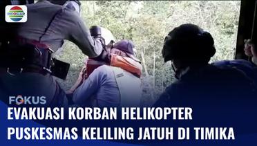 Helikopter Puskesmas Keliling Pemkab Mimika Jatuh di Kabupaten Timika | Fokus